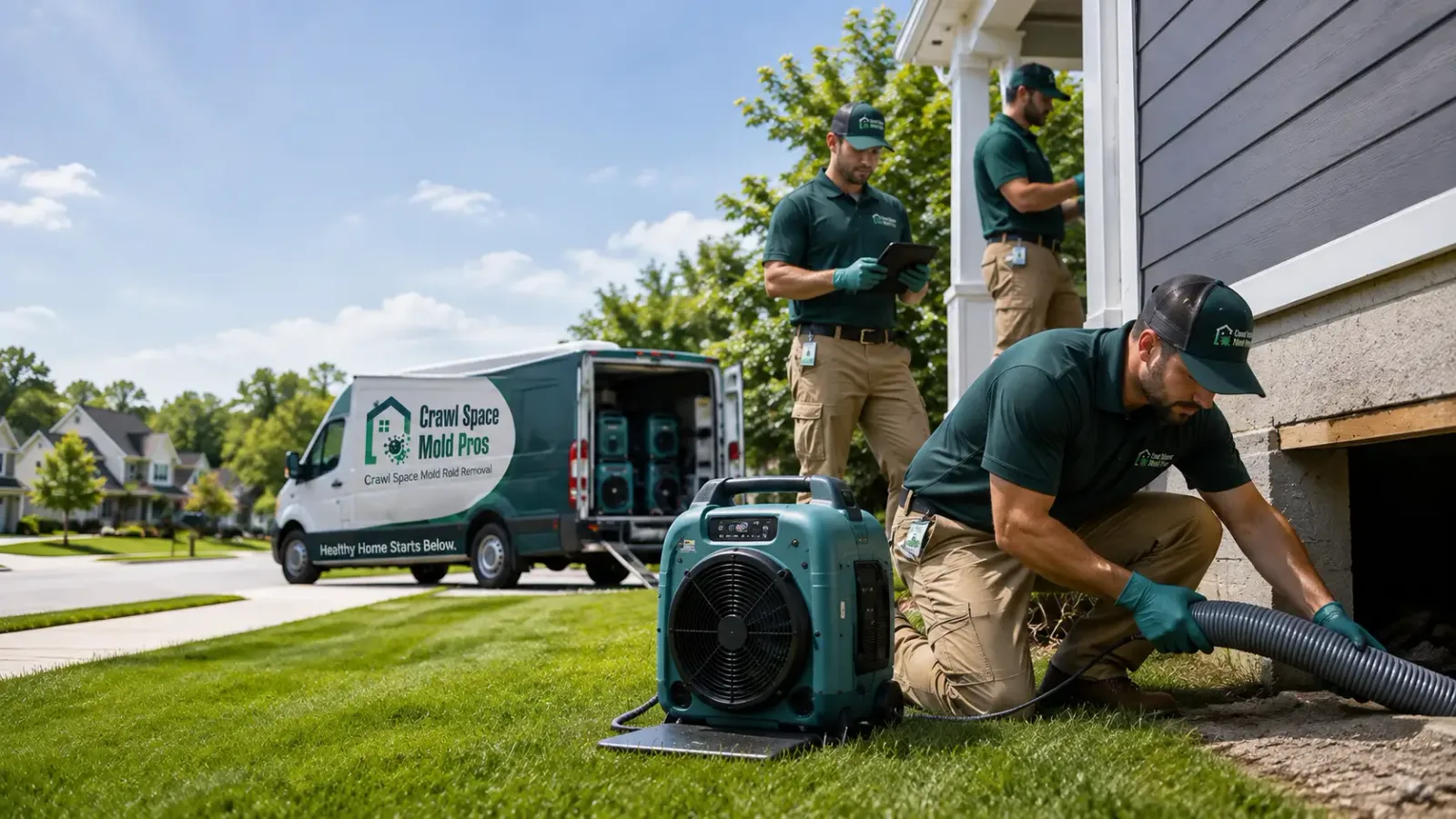 Crawl Space Mold Removal in Hydes, MD